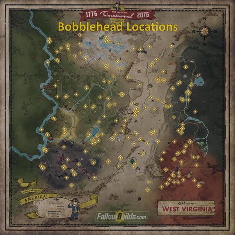 It is located far to the east of Flatwoods. . Bobblehead locations fallout 76